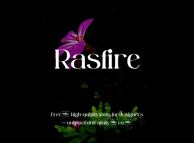 Rasfire Font