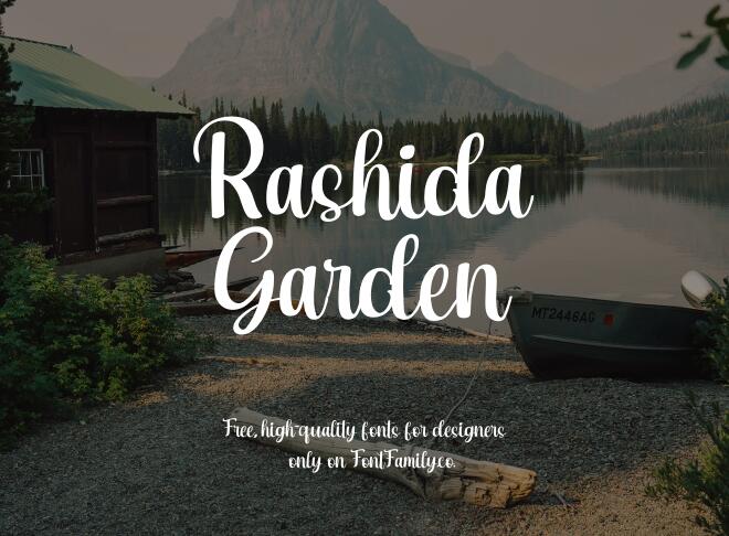 Rashida Garden Font
