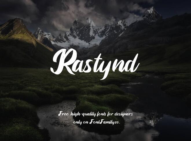 Rastynd Font
