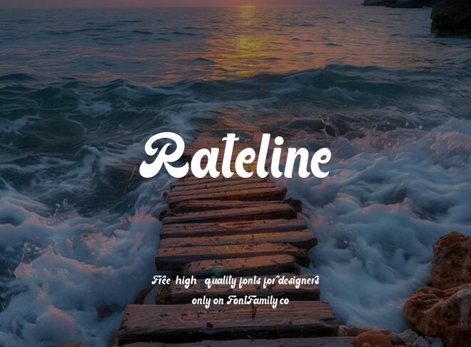 Rateline Font