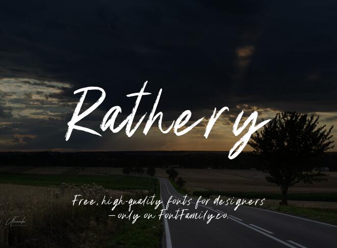 Rathery Font