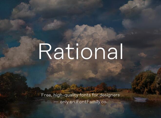 Rational Font