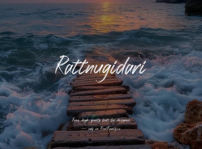 Rattnugidari Font