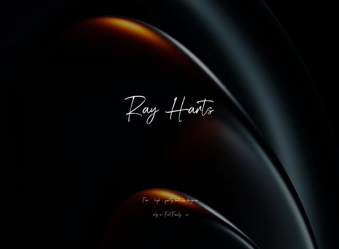 Ray Harts Font