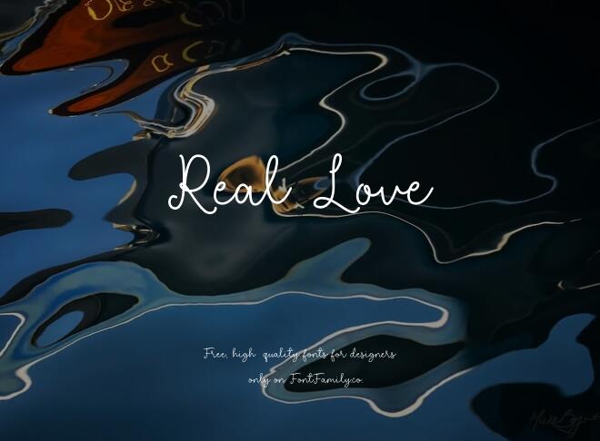 Real Love Font