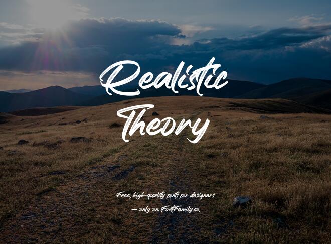 Realistic Theory Font