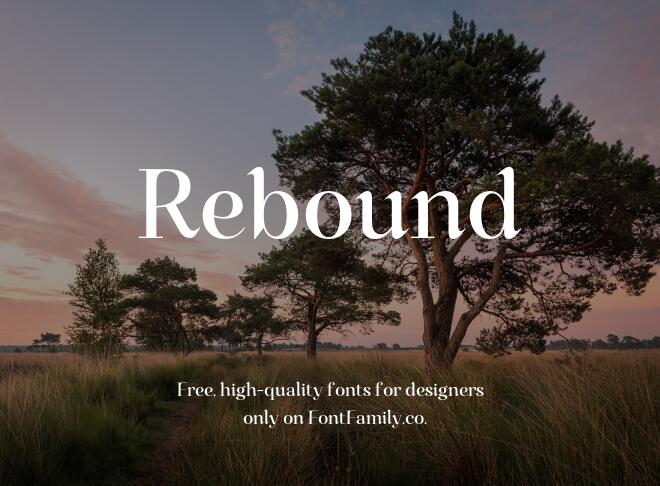 Rebound Font