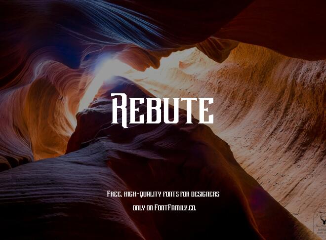 Rebute Font
