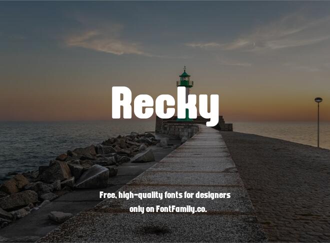 Recky Font