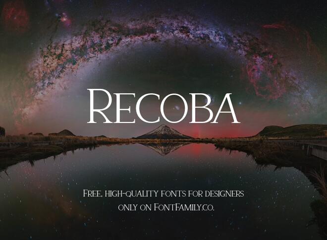 Recoba Font