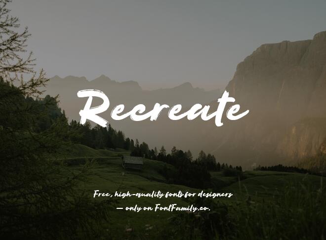 Recreate Font