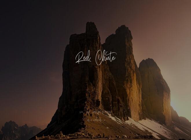 Red Chute Font