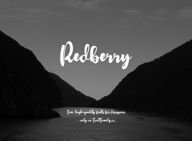 Redberry Font