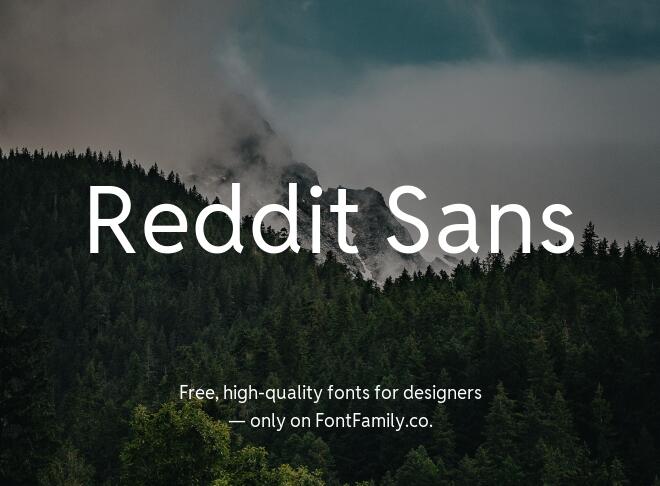 Reddit Sans Font