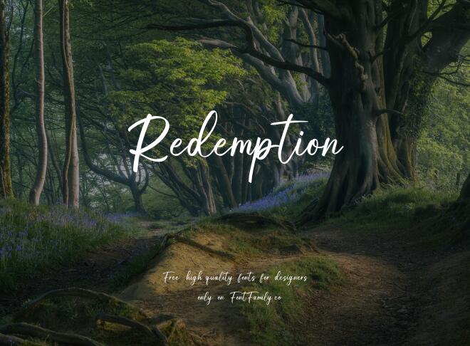 Redemption Font