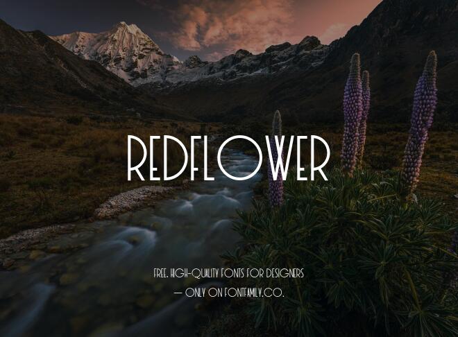 Redflower Font