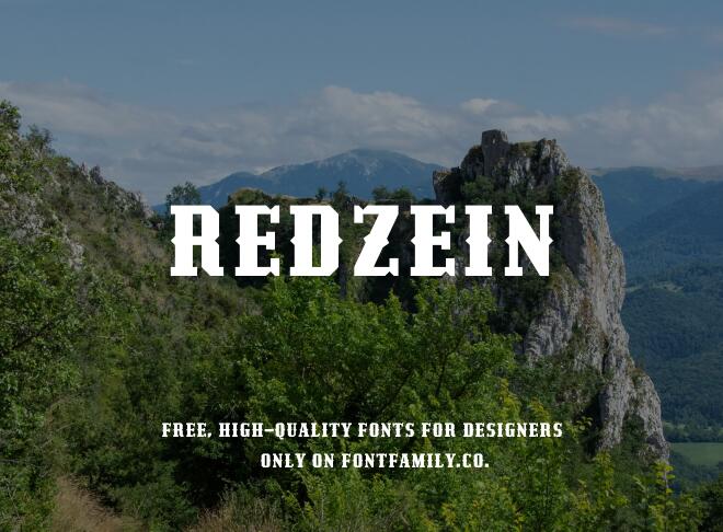Redzein Font