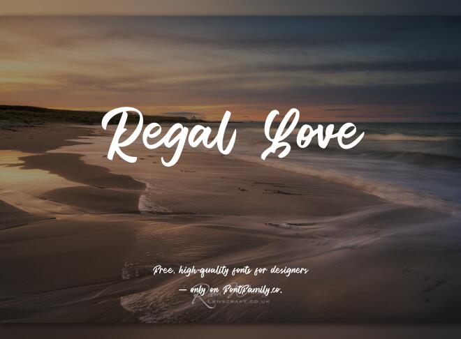 Regal Love Font