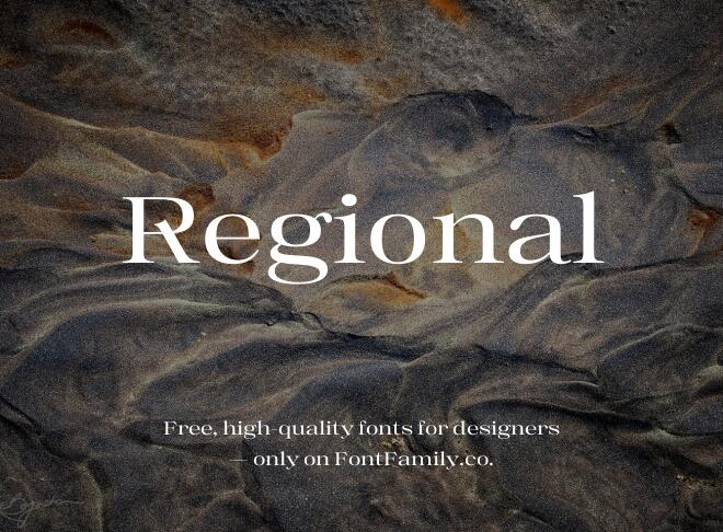 Regional Font