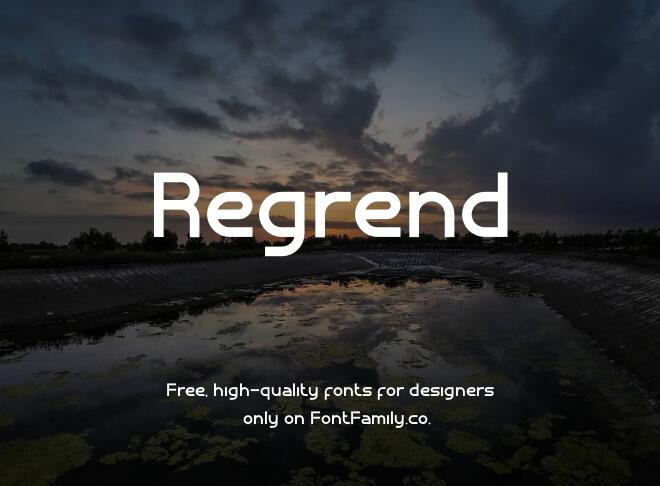 Regrend Font
