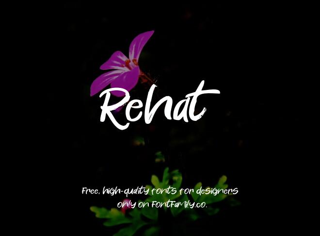 Rehat Font