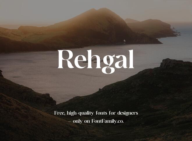 Rehgal Font