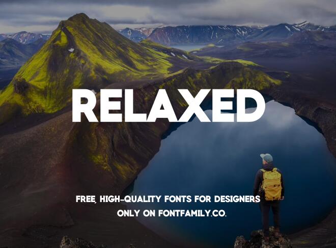 Relaxed Font