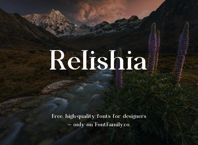 Relishia Font