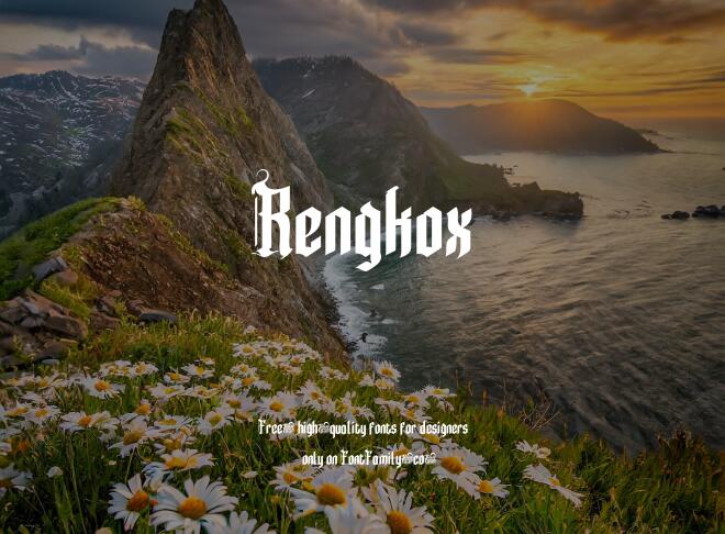Rengkox Font