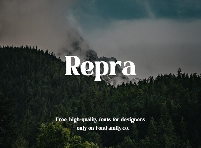 Repra Font