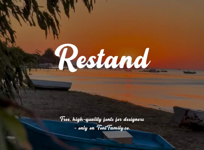 Restand Font