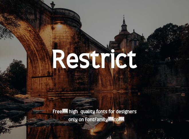 Restrict Font