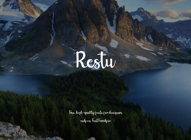 Restu Font