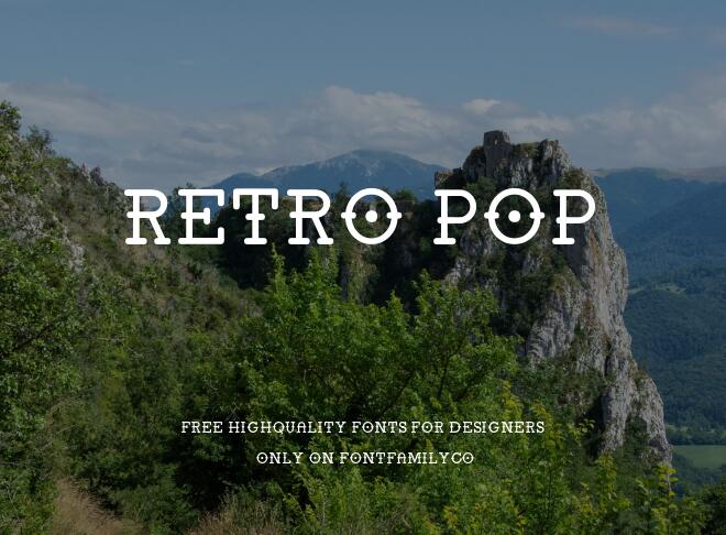 Retro Pop Font