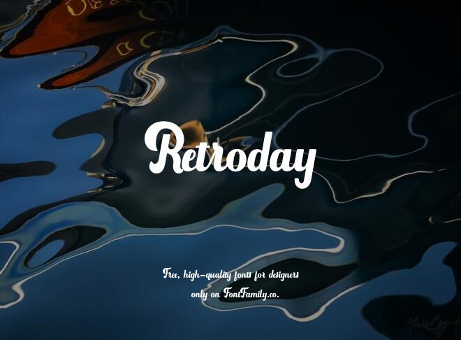 Retroday Font