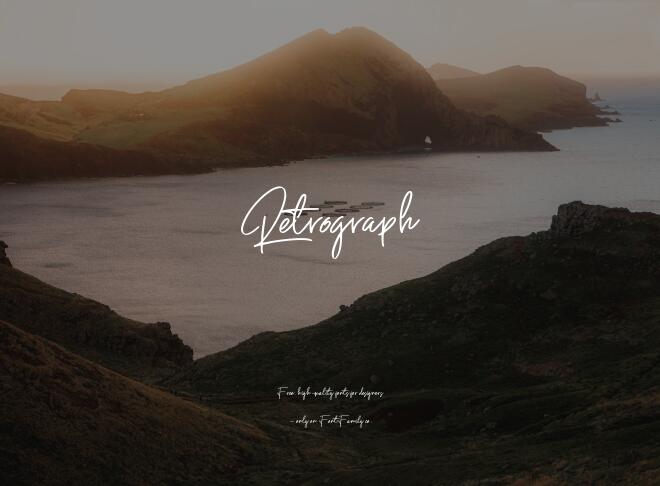 Retrograph Font