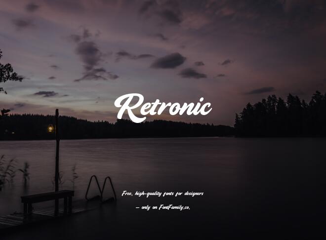 Retronic Font