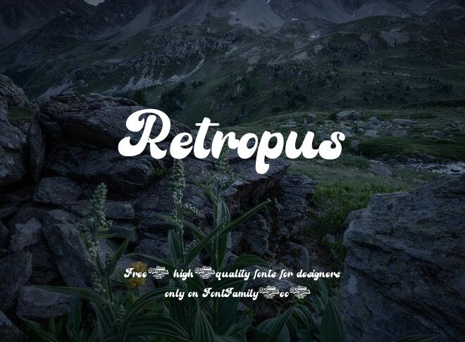 Retropus Font