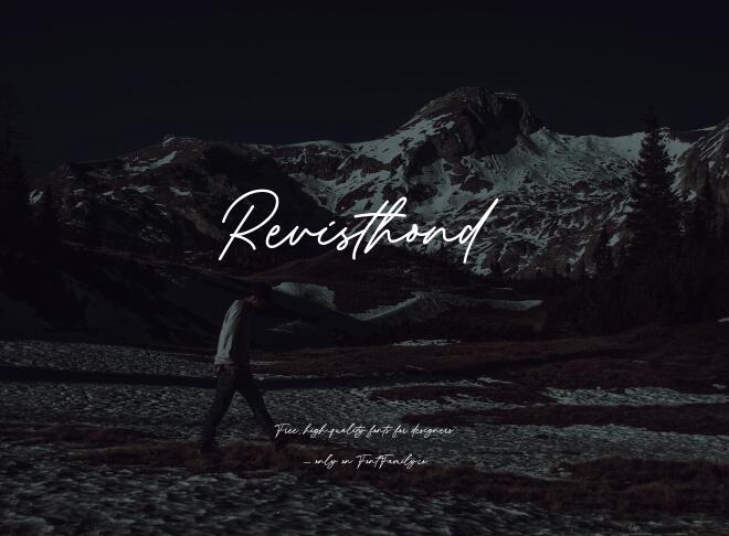 Revisthond Font