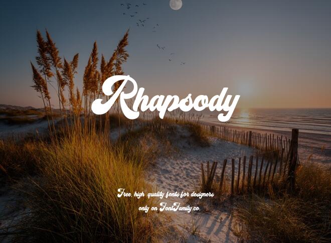 Rhapsody Font