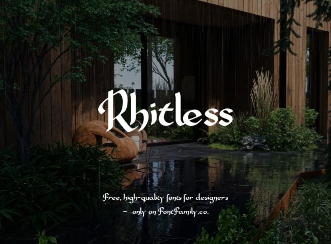 Rhitless Font