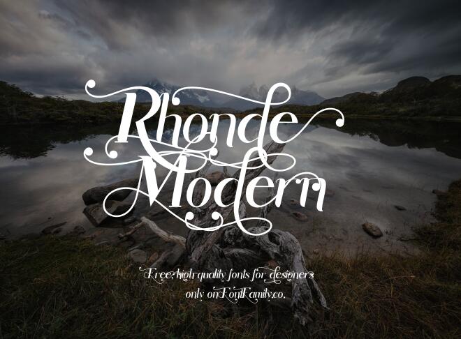 Rhonde Modern Font