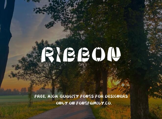 Ribbon Font