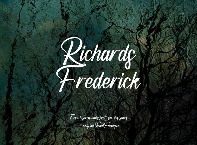 Richards Frederick Font