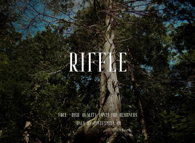 Riffle Font