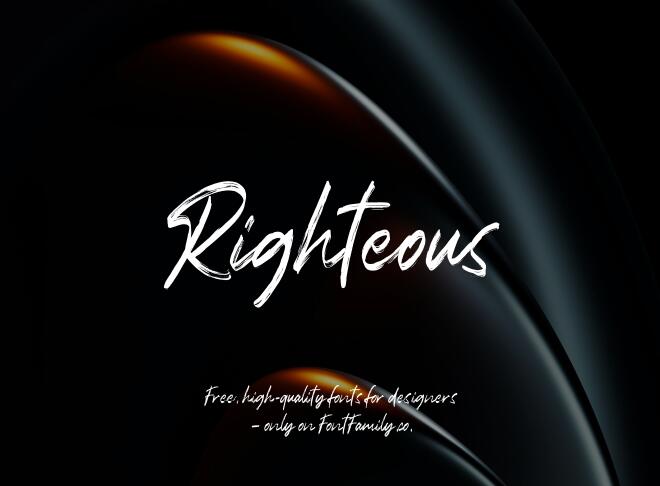 Righteous Font