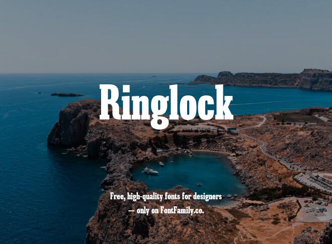 Ringlock Font