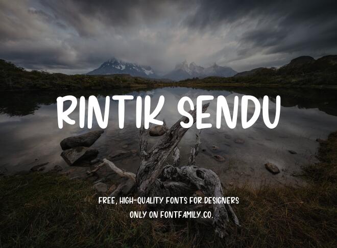 Rintik Sendu Font