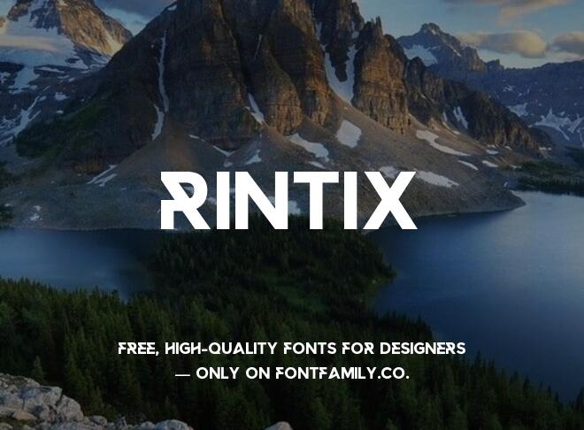 Rintix Font