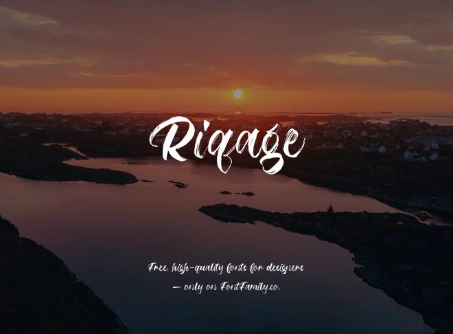 Riqage Font